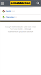 Mobile Screenshot of emlakbizden.com